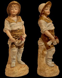 Jeune marin - Biscuit porcelaine