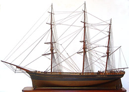 Maquette de chantier type armateur- Clipper - Honfleur