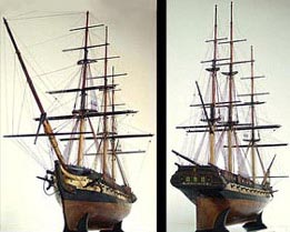 Maquette statique - USS Constitution - 1878
