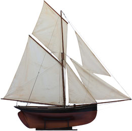 Maquette navigante Sailing model