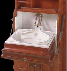 Détail lavabo cabine de paquebot