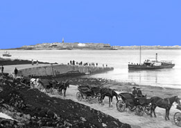 Bacs à aubes sur l'estuaire de la Rance Saint Malo Dinard Cézembre Dinan