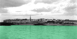 La Cote d'Emeuraude, Saint Malo, la plage de Bon Secours