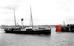 Liaison Saint Malo - Jersey - Guernesey - Le pont roulant